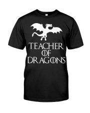 Teacher Of Dragons T-Shirt Halloween Funny Co Premium Fit Mens Tee thumbnail