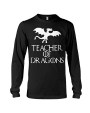 Teacher Of Dragons T-Shirt Halloween Funny Co Long Sleeve Tee thumbnail