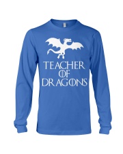 Teacher Of Dragons T-Shirt Halloween Funny Co Long Sleeve Tee front