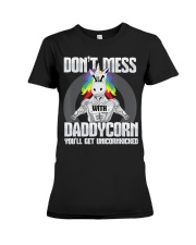 Mens Don t Mess With Daddycorn - Premium Fit Ladies Tee thumbnail