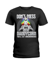 Mens Don t Mess With Daddycorn - Ladies T-Shirt thumbnail