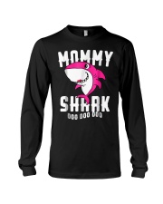 Mommy Shark T Shirt Mother Grandma Hallo Long Sleeve Tee thumbnail