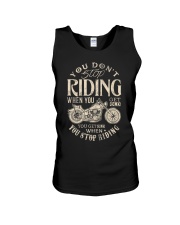 Motorcycle Rider biker You dont stop riding Unisex Tank thumbnail