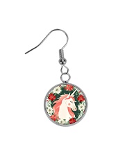 Unicorn Circle Earrings front