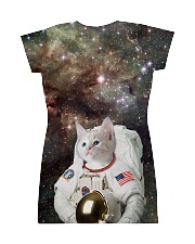 Catstronaut in Space All-over Dress back