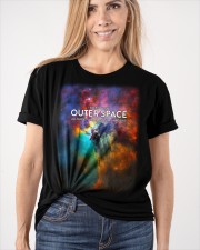 I fucking love outer space - all those planets and stars and shit Classic T-Shirt apparel-classic-tshirt-lifestyle-front-101