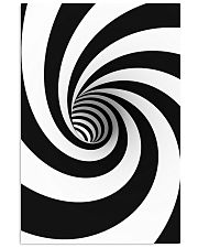 Hypnotic Spiral Wormhole All-Over Shirt 24x36 Poster front