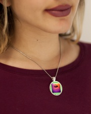 Fashion Jewellery Design Metallic Circle Necklace aos-necklace-circle-metallic-lifestyle-1