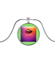 Fashion Jewellery Design Metallic Circle Necklace front