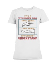 Veterinarian It's a veterinarian thing Premium Fit Ladies Tee tile