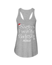 Bartender Santa Ladies Flowy Tank tile