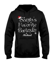 Bartender Santa Hooded Sweatshirt front