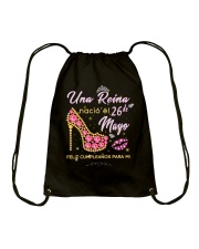 Una reina-26-album heels-T5 Drawstring Bag thumbnail