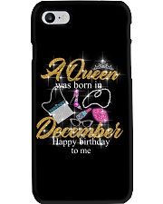 a queen was born in December 1-black-12-fix Phone Case thumbnail