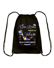Una Reina 7 -Febrero Drawstring Bag thumbnail