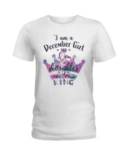 I am a daughter of the one true king-December Ladies T-Shirt thumbnail