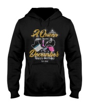 a queen was born in December 1-black-12 Hooded Sweatshirt thumbnail