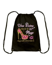 Una reina-16-album heels-T5 Drawstring Bag thumbnail
