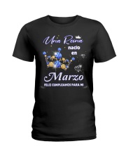 Una Reina 6 -marzo Ladies T-Shirt front