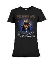 December girl over 40 and Fabulous-2-T12 Premium Fit Ladies Tee thumbnail
