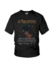 a queen was born in December 3-12 Youth T-Shirt thumbnail