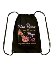 Una reina-001-album heels-T5 Drawstring Bag thumbnail
