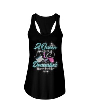 a queen was born in December 1-blue-12- Ladies Flowy Tank thumbnail