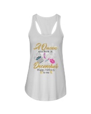 a queen was born in December 1-white-12 Ladies Flowy Tank thumbnail