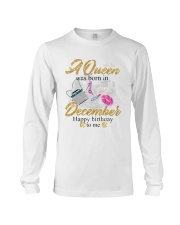 a queen was born in December 1-white-12 Long Sleeve Tee thumbnail