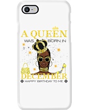 a queen was born in December 5-white-12 Phone Case thumbnail