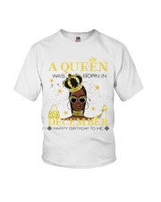 a queen was born in December 5-white-12 Youth T-Shirt thumbnail