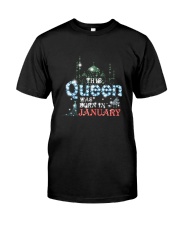 This Queen was born in 3 - January Classic T-Shirt thumbnail