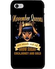 Queens are made out of brow sugar- November Phone Case thumbnail