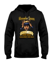 Queens are made out of brow sugar- November Hooded Sweatshirt thumbnail