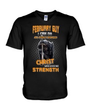 Strength guy-US-T2 V-Neck T-Shirt thumbnail