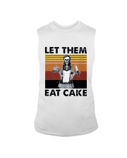 Skeleton Skull Let Them Eat Cake Sleeveless Tee tile