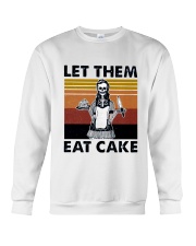 Skeleton Skull Let Them Eat Cake Crewneck Sweatshirt tile