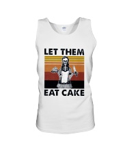 Skeleton Skull Let Them Eat Cake Unisex Tank tile