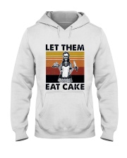 Skeleton Skull Let Them Eat Cake Hooded Sweatshirt tile
