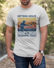 Hitting Holes And Crushing Souls Cornhole Classic T-Shirt apparel-classic-tshirt-lifestyle-front-53