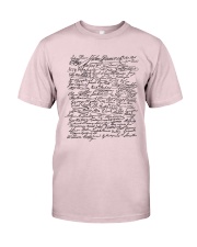 Declaration of Independence Signatures Premium Fit Mens Tee tile
