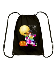 Halloween Pumpkin Unicorn Costume Drawstring Bag tile