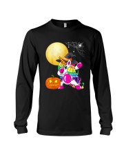 Halloween Pumpkin Unicorn Costume Long Sleeve Tee tile
