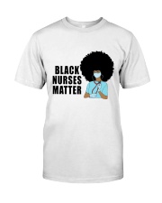 Black Nurses Matter Classic T-Shirt front