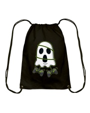 Halloween Ghost Video Gamer Controllers Drawstring Bag tile