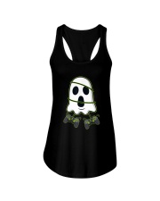 Halloween Ghost Video Gamer Controllers Ladies Flowy Tank tile