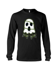 Halloween Ghost Video Gamer Controllers Long Sleeve Tee tile