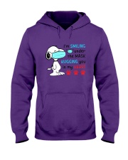 Mask Smiling Under The Hugging You In My Heart Hooded Sweatshirt tile