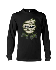 Halloween Mummy Video Gamer Controllers Long Sleeve Tee tile