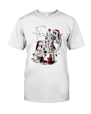 Jack And Sally Before Christmas Classic T-Shirt front